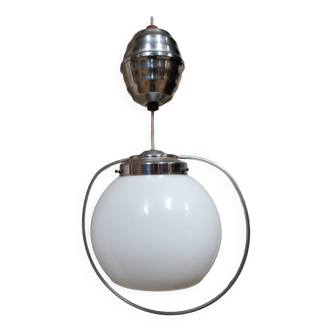 Suspension art déco chrome années 1950