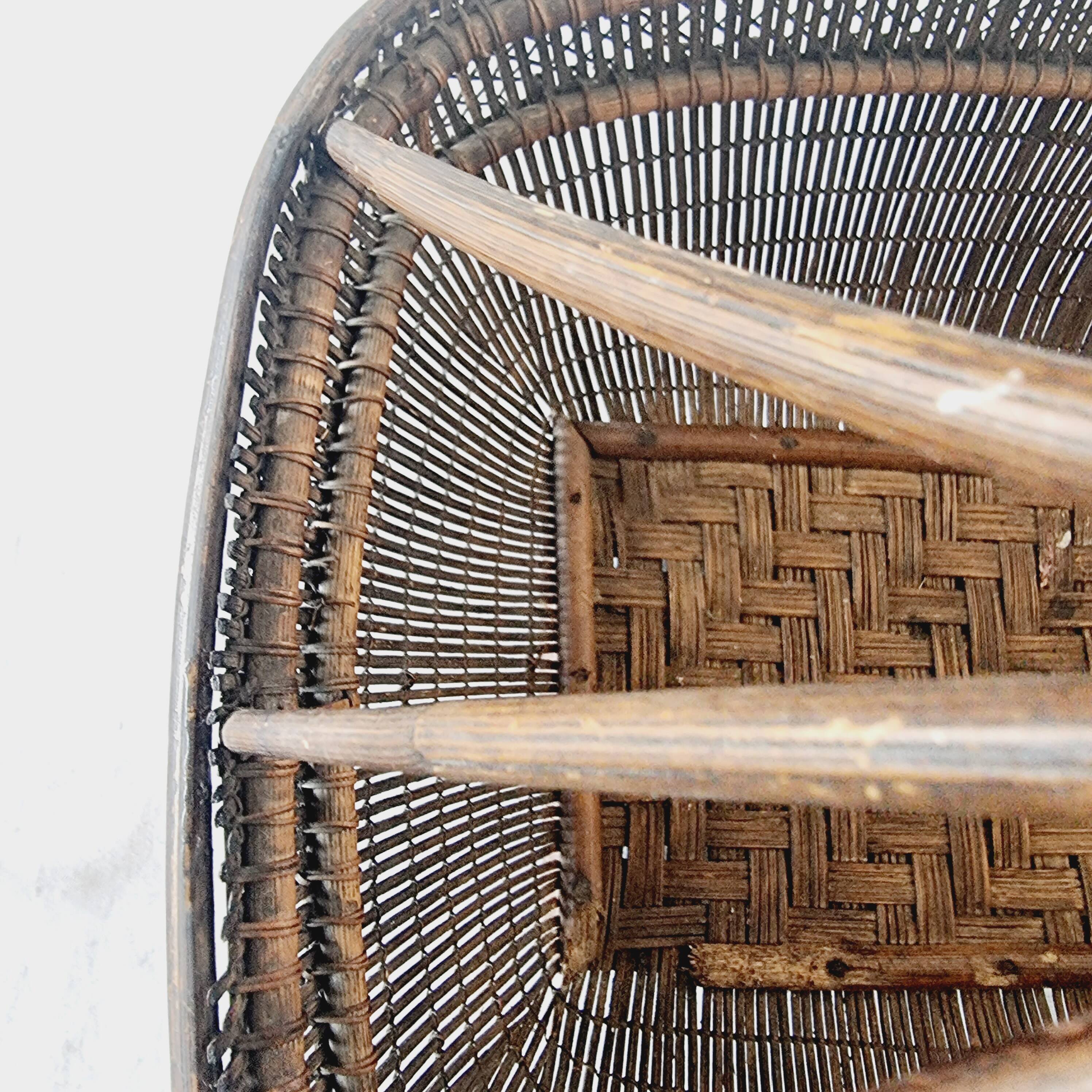 authentic basket or basket from the people's republic of china from the mid-20th century