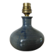 Pied de lampe en grès, signée, années 60