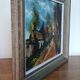 Framed reproduction painting of the painting "The Road" Maurice de Vlaminck