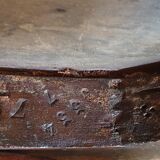 Art nouveau thonet stool bentwood and velvet