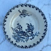 Gien Chardon iron earthenware soup plate