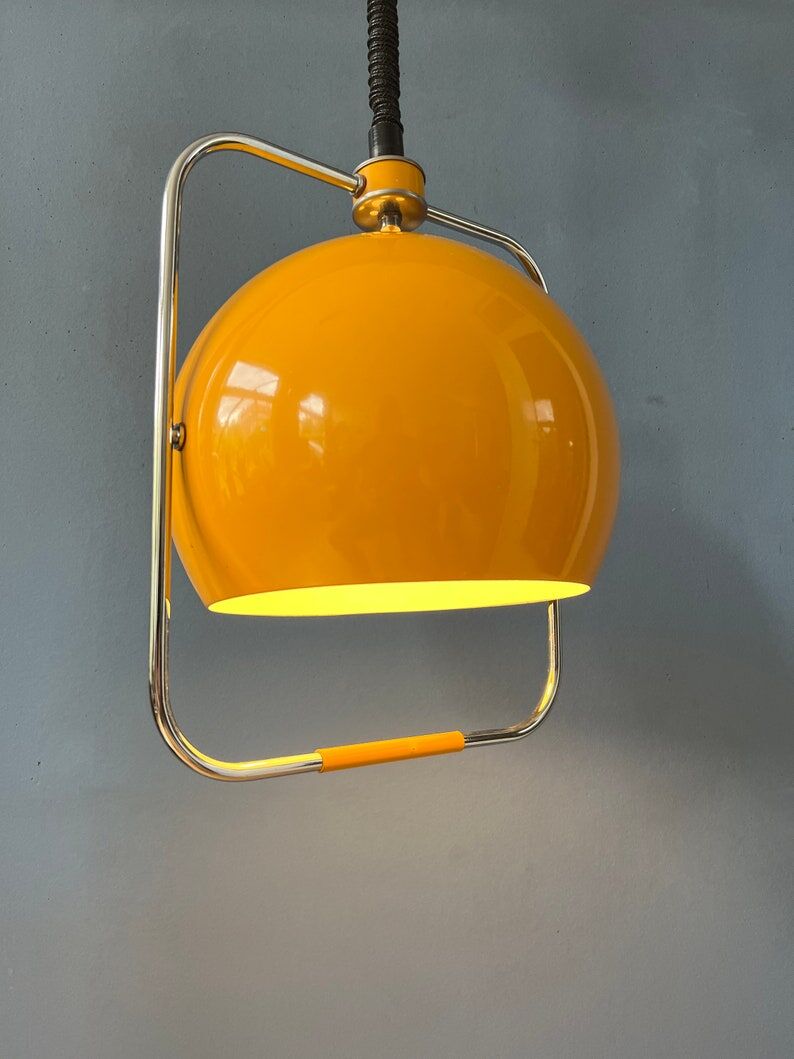 Vintage suspension GEPO | Space Age ceiling lamp | Mid-century modern lamp