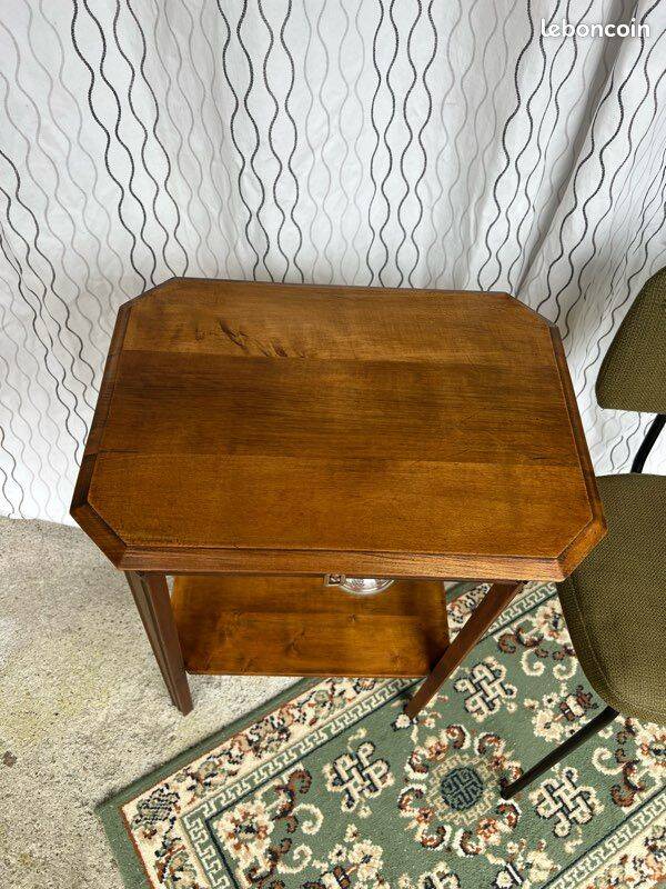 Vintage Art Deco side table / pedestal table