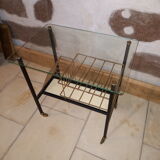 Glass top table