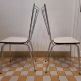 Chrome Formica chairs