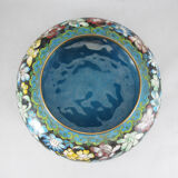Pot lid in bronze enamel partition Chinese China