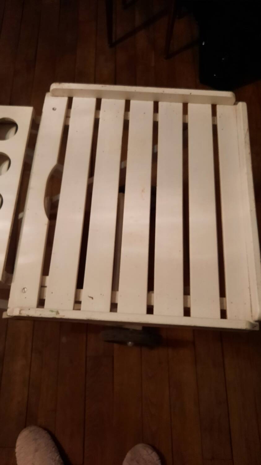 Garden trolley on wheels