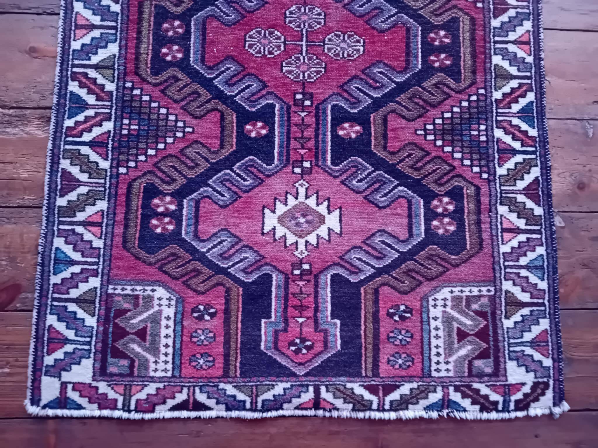 Tapis Persan Hamadan fait main 147x100cm