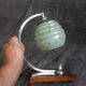 Lampe de table ou bureau verre et bois vintage