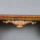 Old carved and gilded wooden console, Italy, 19th century.