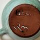 Handmade and signed glazed ceramic coffee cups, circa 1950.