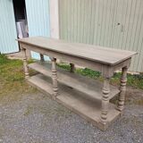 Table de drapier en bois style antique