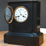 Napoleon III black marble clock