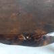 Brutalist solid wood coffee table – 50s/60s