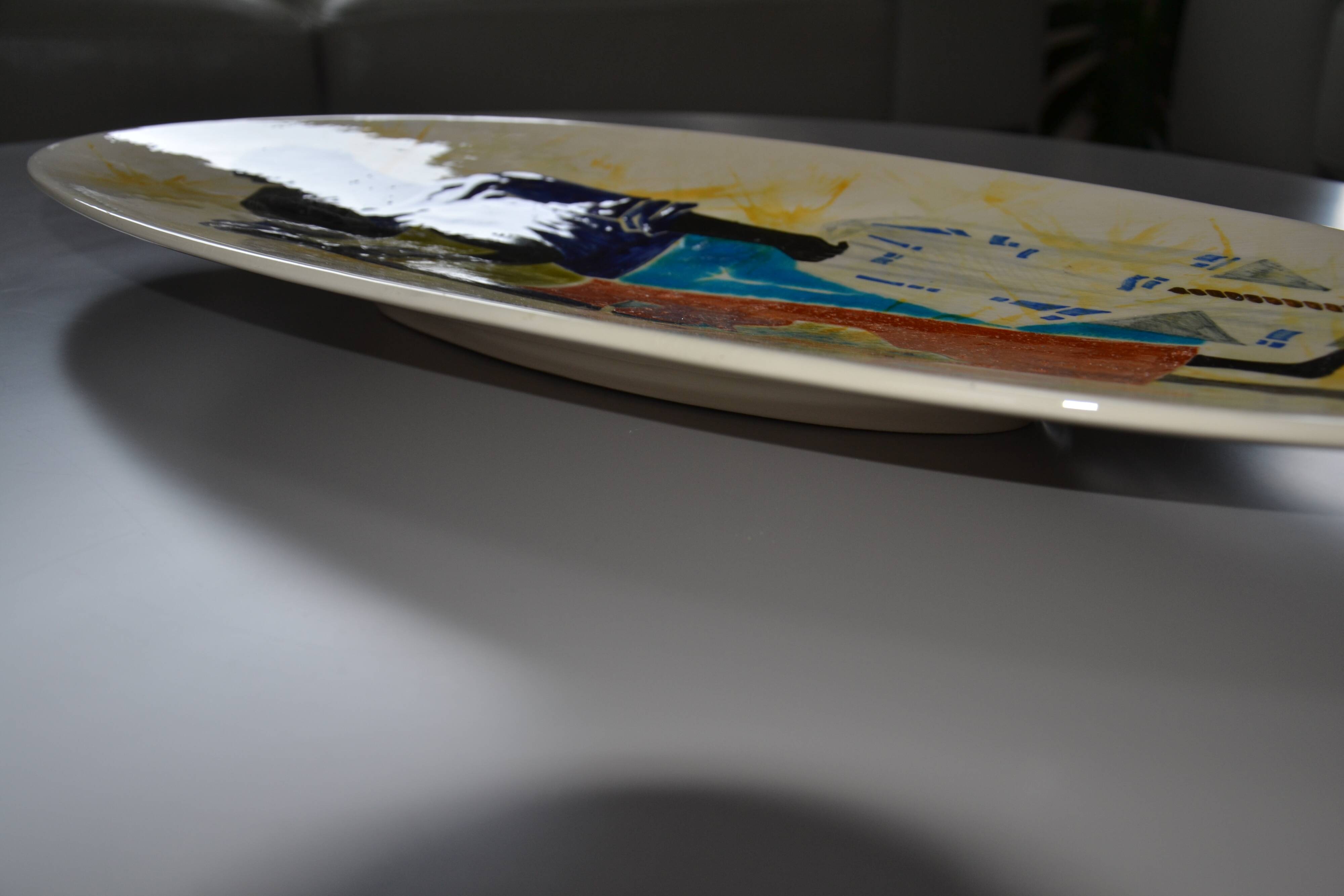 Large dish Edmund Ronaky California 1950s-60s