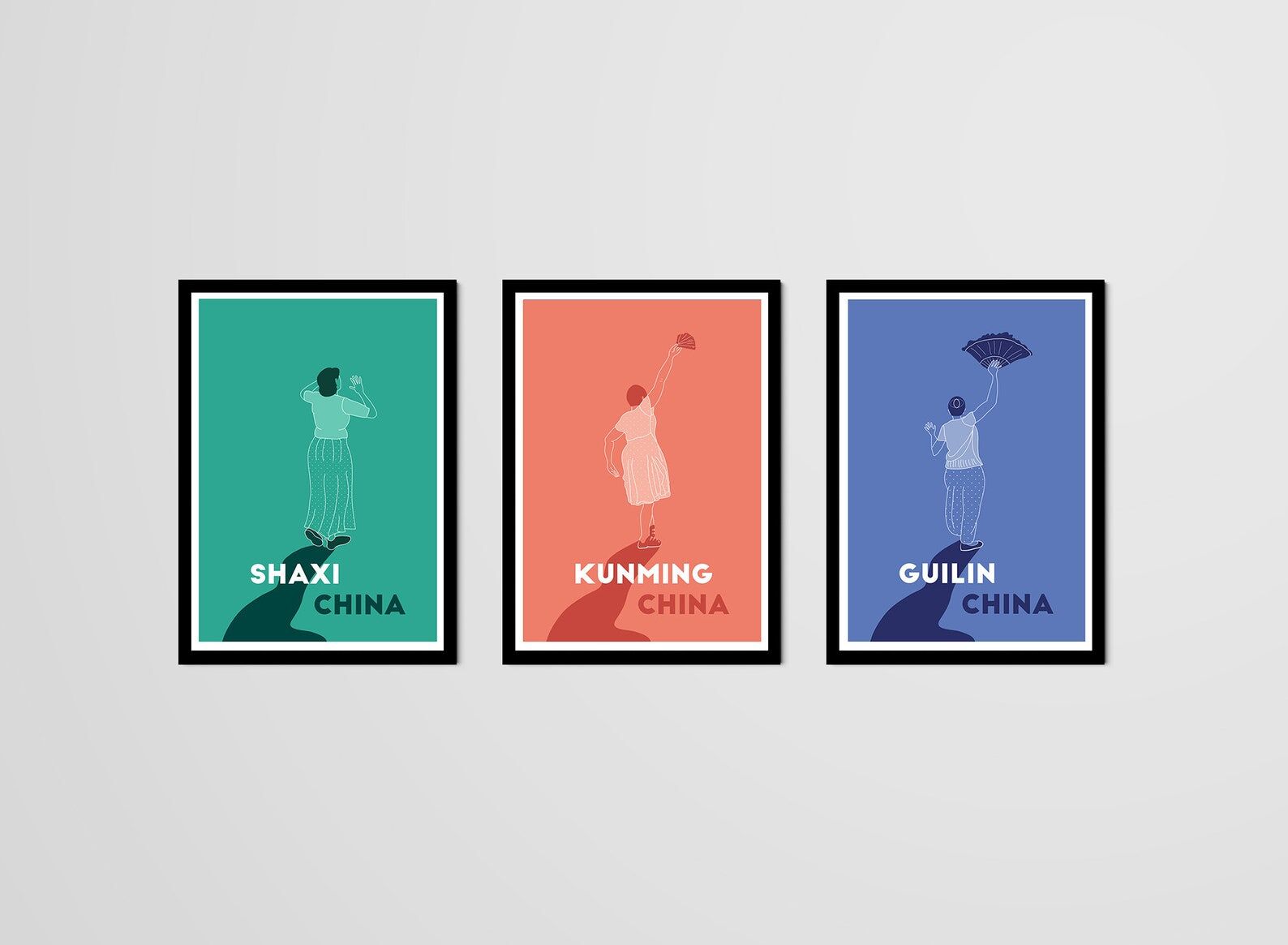 Illustration Menade Shaxi China