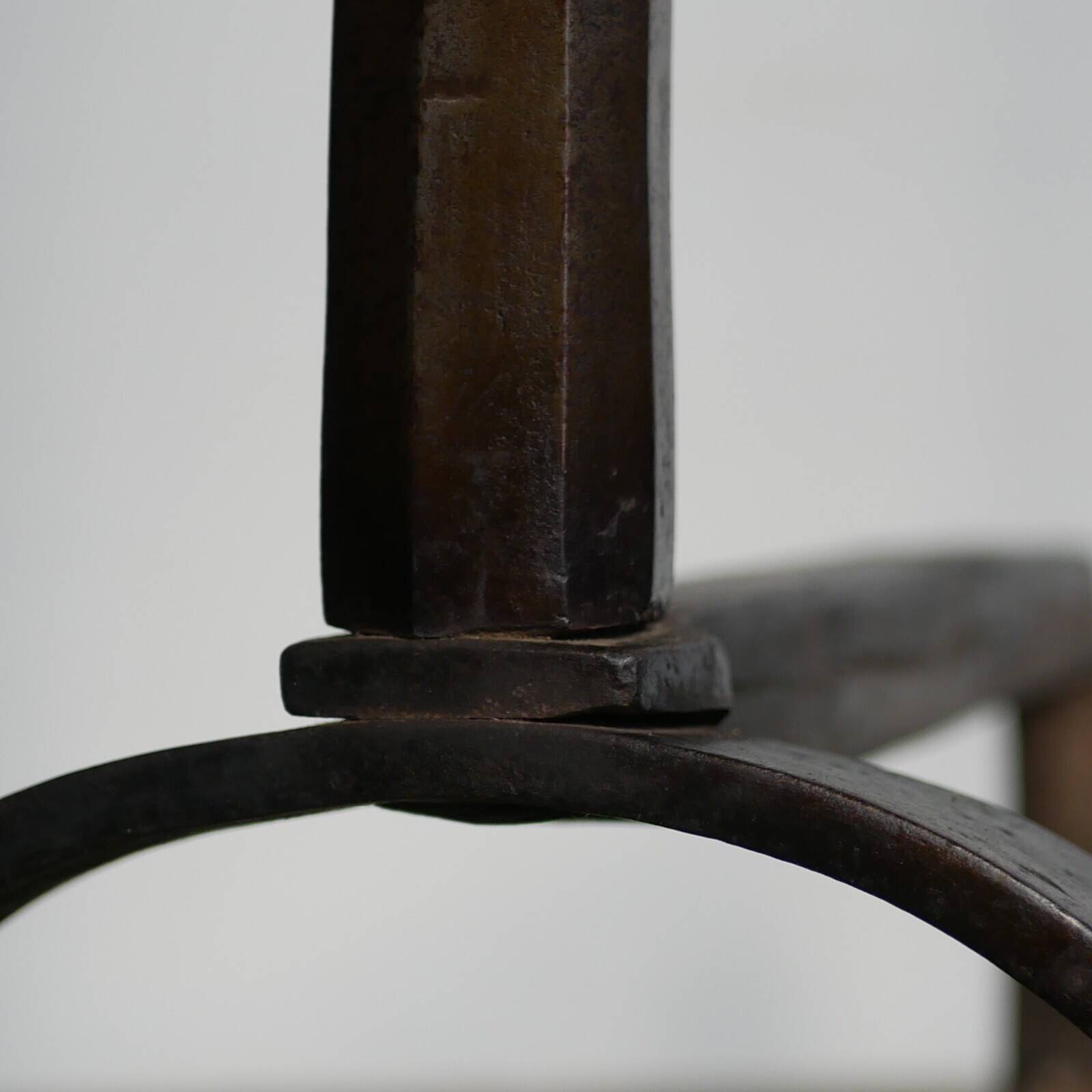 Monumental chenets for fireplace - Italian production - Minimalist design