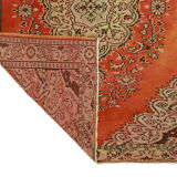 Anatolian handmade vintage rug 233 cm x 180 cm