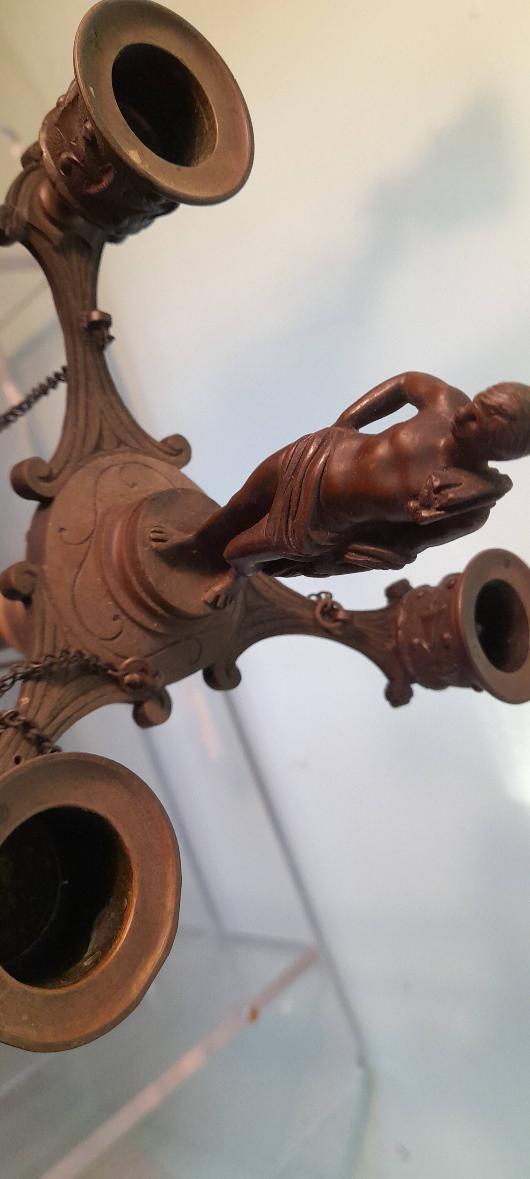 Napoleon III bronze candelabra