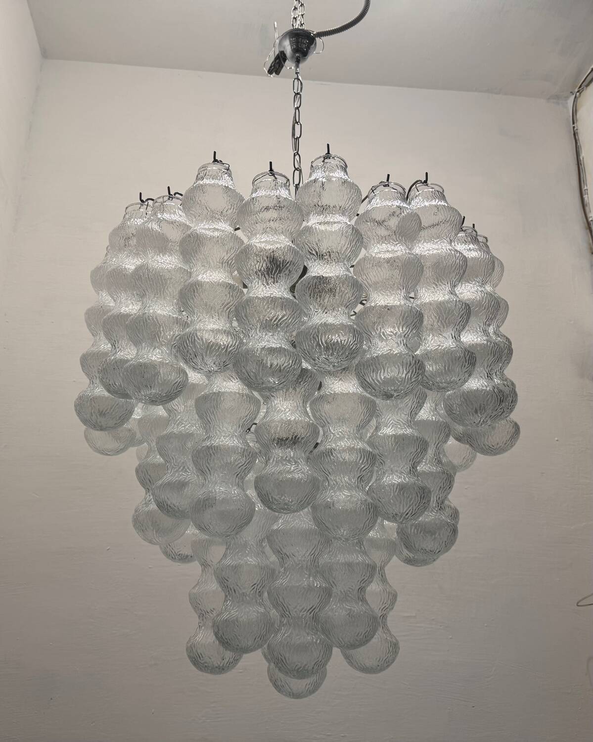 Extra Large Extra Large Murano  Glass Chandelier, 1980s