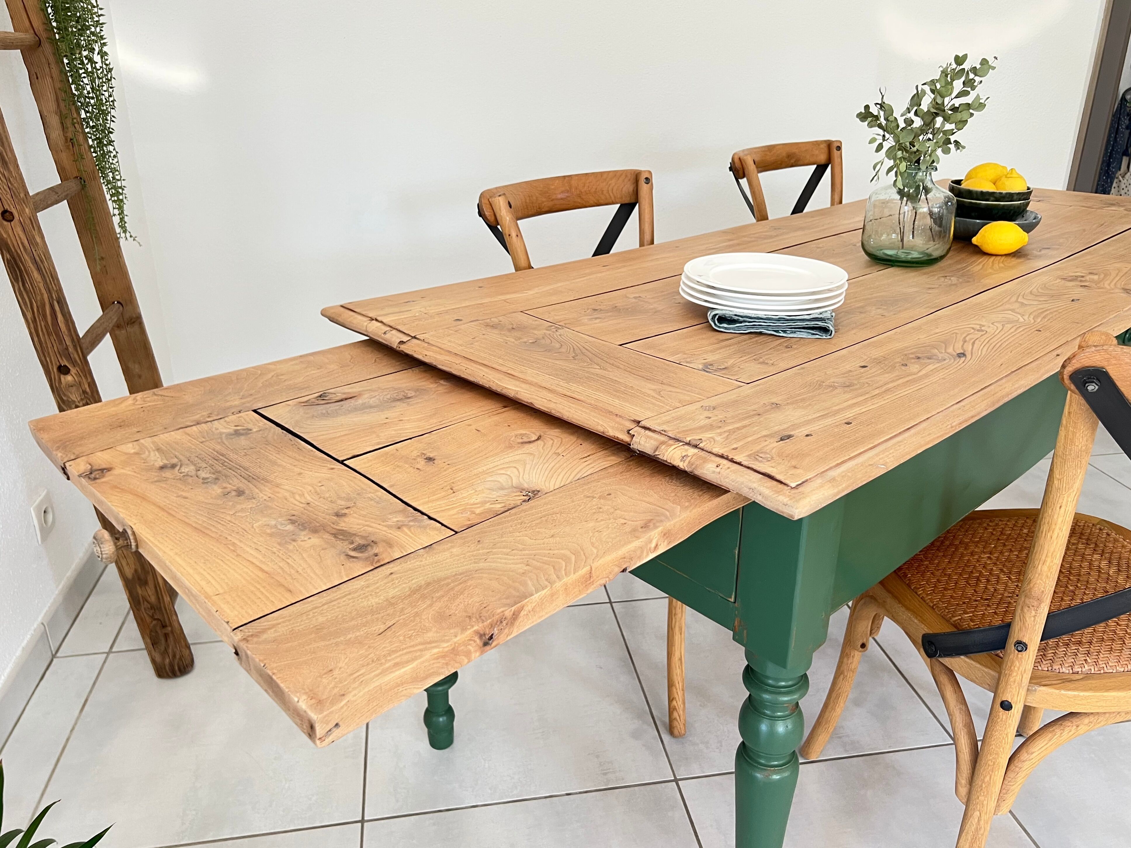 Old farmhouse table