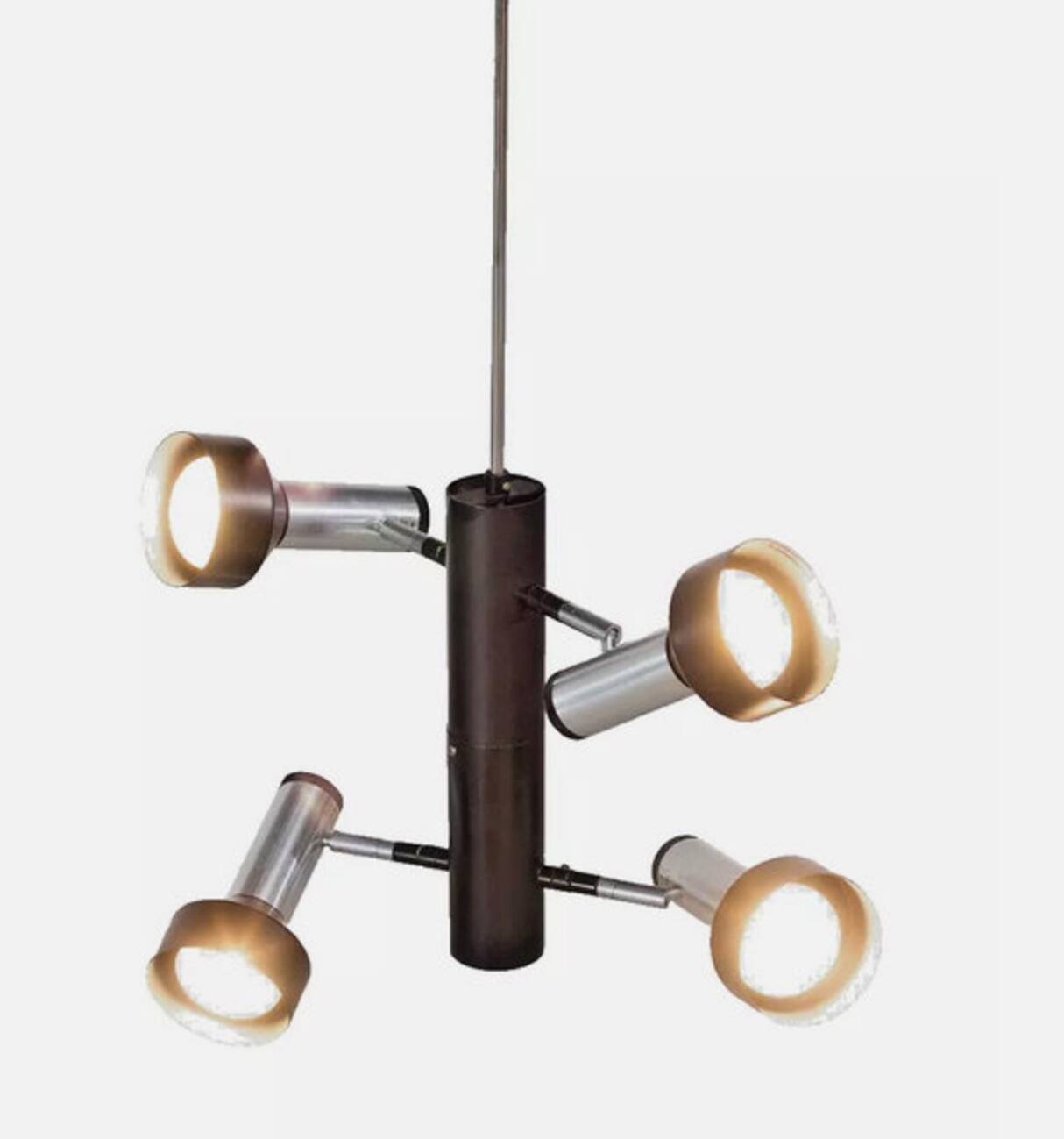 Vintage Philips pendant light from the 1970s - Adjustable