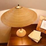 Pencil reed table lamp 1970s
