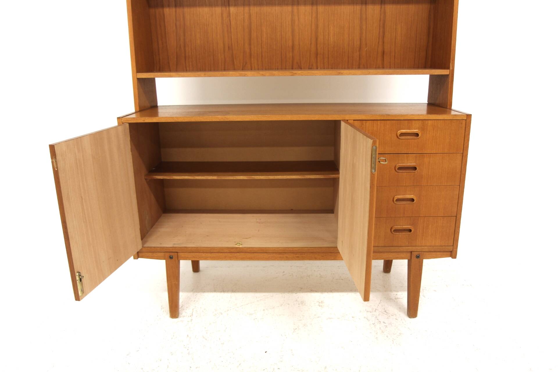 Scandinavian teak bookcase, Sweden, 1960