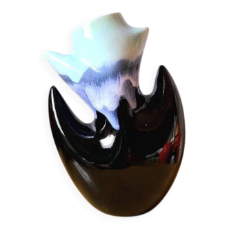 Flamed stoneware vase, 1960