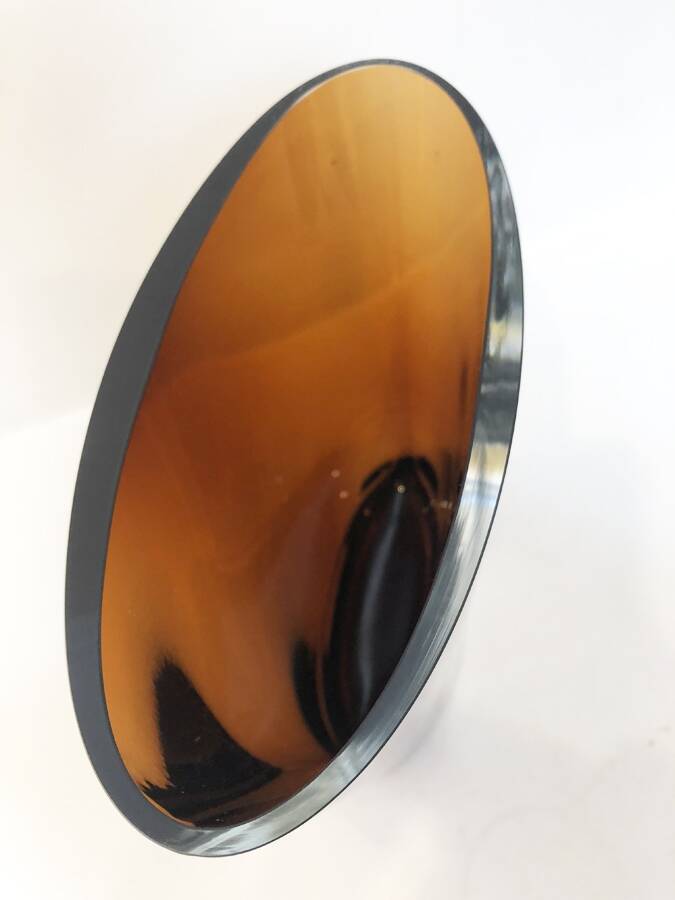 Murano crystal vase, mid-20th century