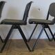 4 chaises Vertebra noires