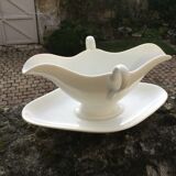 Saucière ancienne blanche