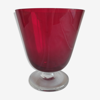 Coupe en verre soufflé