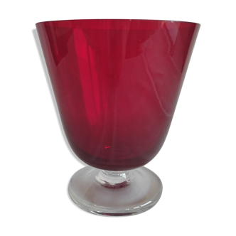 Coupe en verre soufflé