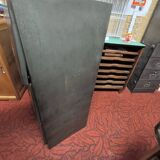 Industrial furniture with sliding flaps