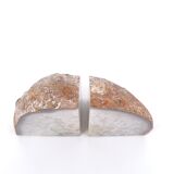 Agate bookends, Geode 60s