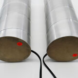 Tube lamps in aluminum 1970