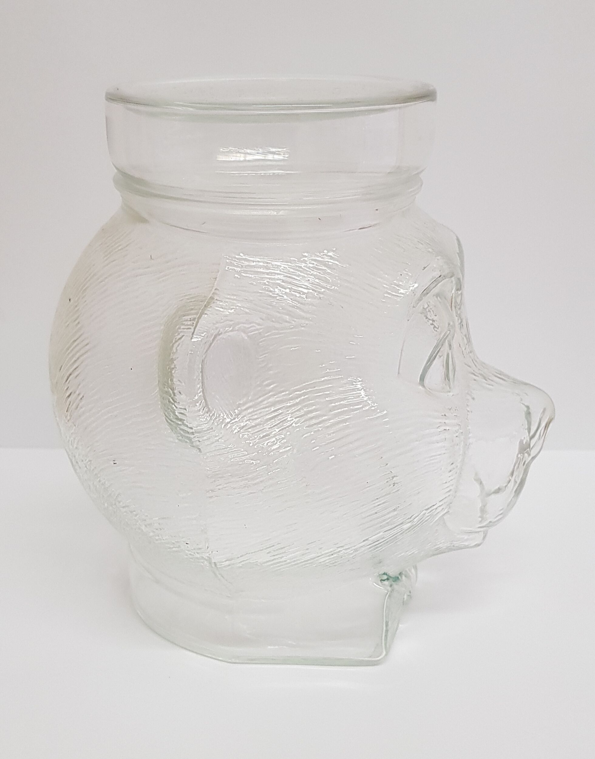 Bear with hat cookie jar