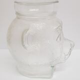 Bear with hat cookie jar