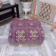 Handmade Berber pouf in wool 60 X 60 X 20 CM