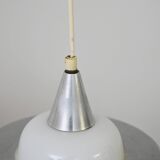 Lampes suspendues en verre et métal