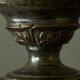 Antique Table Lamp in Patinated Brass and Silver, 19th Century
