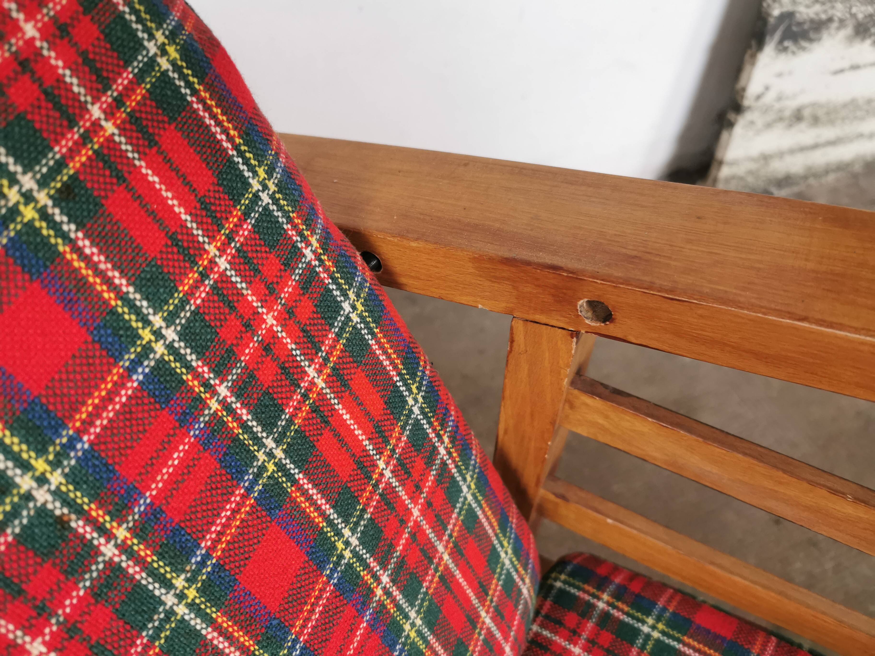 Vintage Scottish reclining armchair 1960s