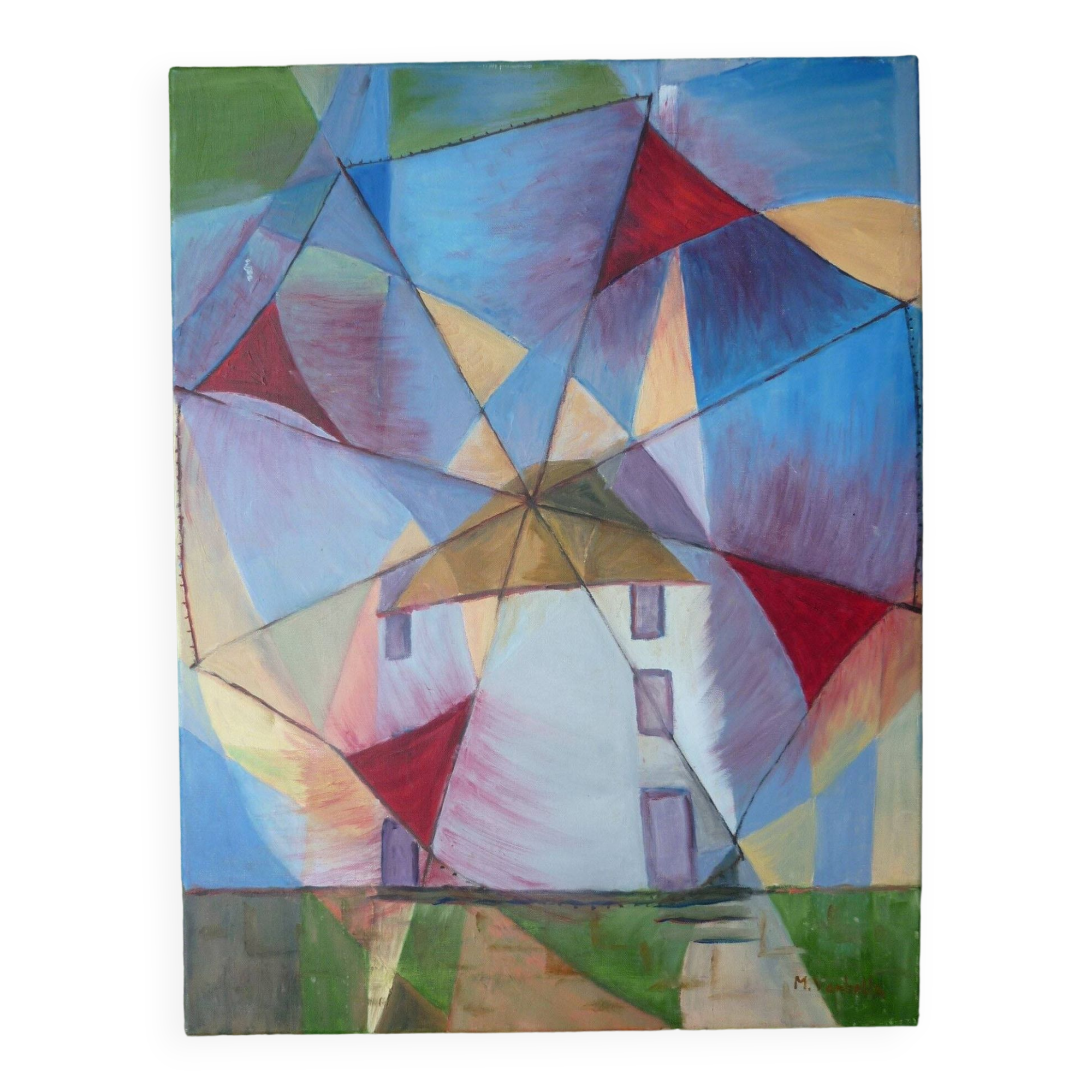 Windmill 65x50 by M. Vanbelle