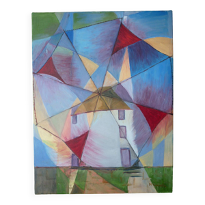moulin à vent 65x50
