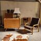 Vintage cowhide rug 1970