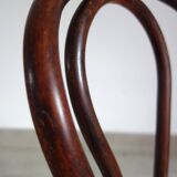 Antique curved wooden children's chair by Fischel, early 20th century.