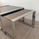 Duo of nesting tables Romeo Rega Italy from the 70s