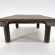 1950's vintage industrial wood & iron coffee table